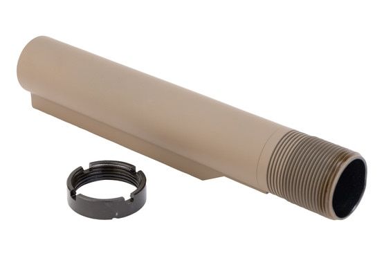 Flat Dark Earth AR-15 receiver extension.